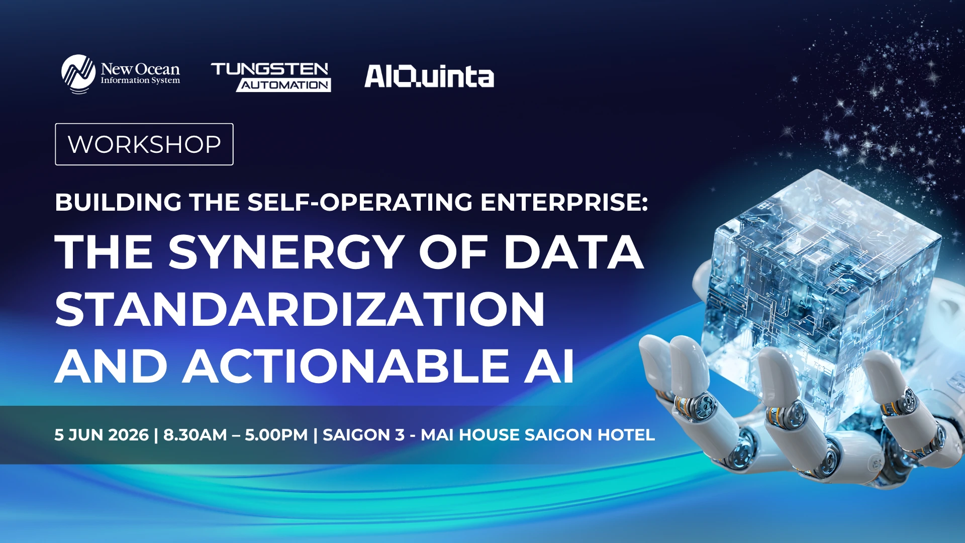 Workshop Building the Self-Operating Enterprise with Data Standardization and Actionable AI