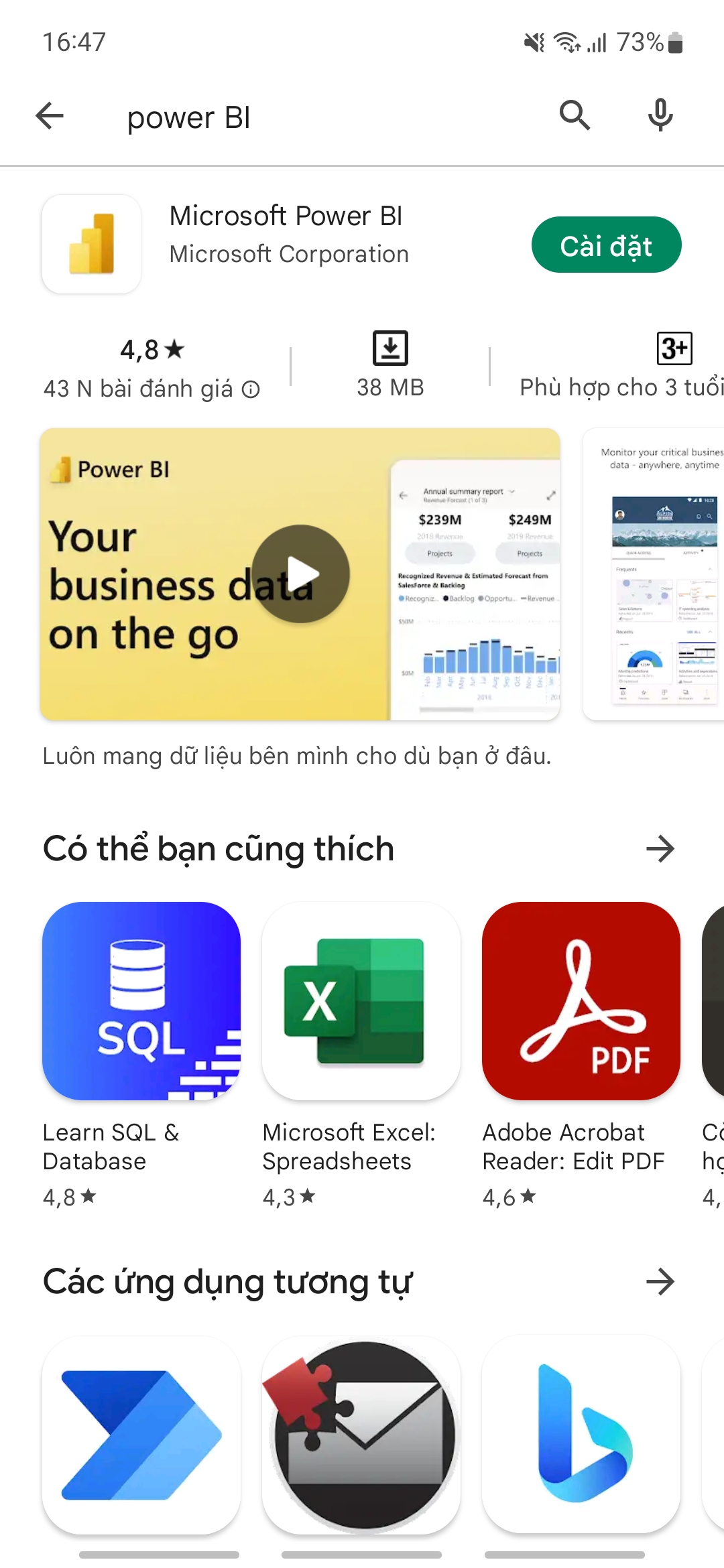 How to download Power BI on each platform New Ocean IS